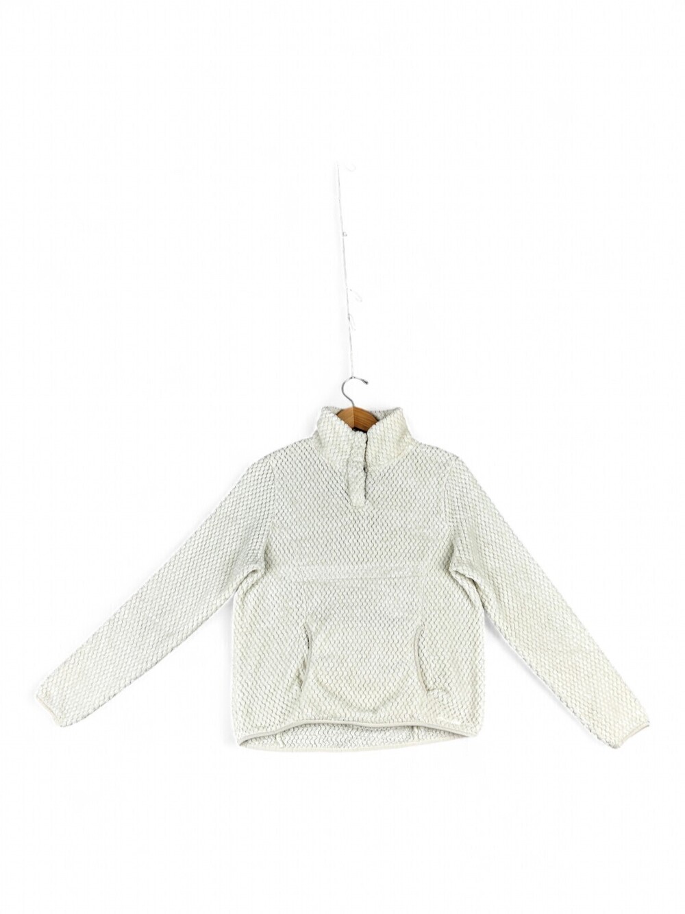 Eddie Bauer Teddy Jacket Textured Pullover S